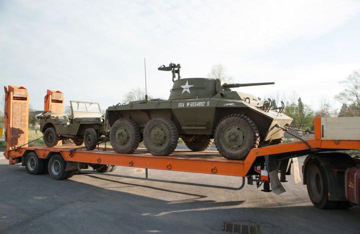 musée Guerre et Paix en Ardennes : matériel lourd