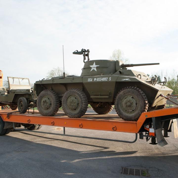 musée Guerre et Paix en Ardennes : matériel lourd