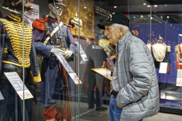 Des vétérans américains en visite officielle au musée 