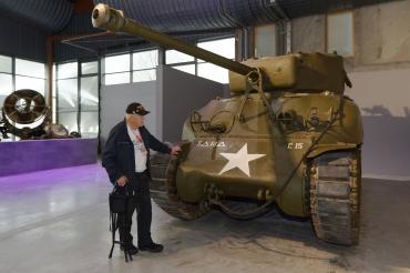 Des vétérans américains en visite officielle au musée 