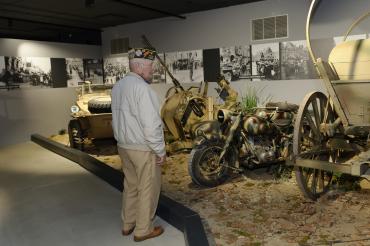 Des vétérans américains en visite officielle au musée 