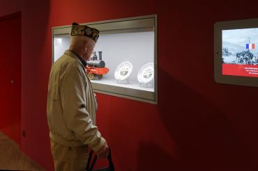 Des vétérans américains en visite officielle au musée 