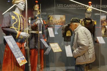 Des vétérans américains en visite officielle au musée 