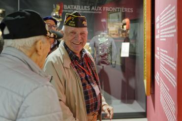 Des vétérans américains en visite officielle au musée 